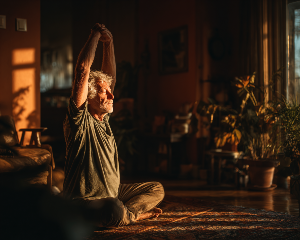 Consultant evaluând clientul senior